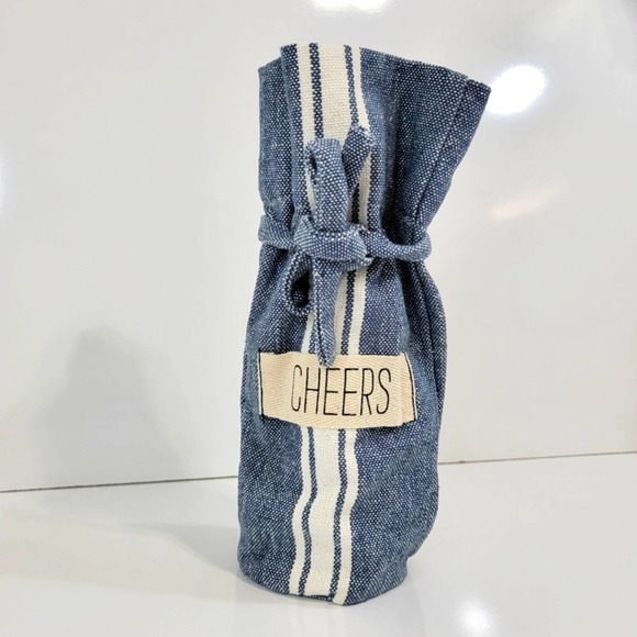 Cheers Cotton Wine Gift Bag - Picture 2 of 9